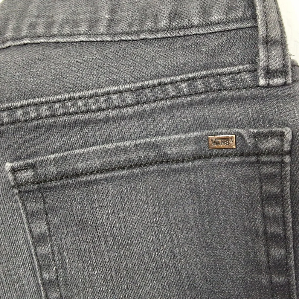 VANS Boys off the wall gray denim Jeans size 14 - Picture 3 of 7